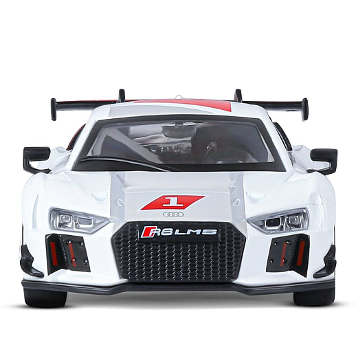ТМ "Автопанорама" Машинка металлическая 1:32 AUDI R8, белый перламутр, свет, звук, откр. двери, инерция, в/к 17,5*13,5*9 см в Джамбо Тойз #10