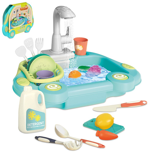 Игровой набор "Раковина" голубая, в/к 33,3*7*25,7 см в Джамбо Тойз
