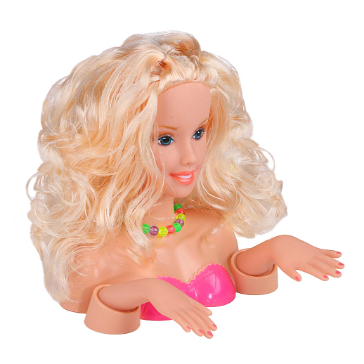 ТМ "Amore Bello" Кукла-модель для причесок и маникюра, в комплекте расческа, заколка, резинки для волос, бусы, в/к 27*11,5*25,5 см в Джамбо Тойз #5