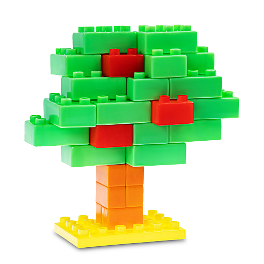 ТМ "Компания Друзей" Набор конструктора, средние детали, 317 деталей, в контейнере 13х12,5х13 см в Джамбо Тойз #13