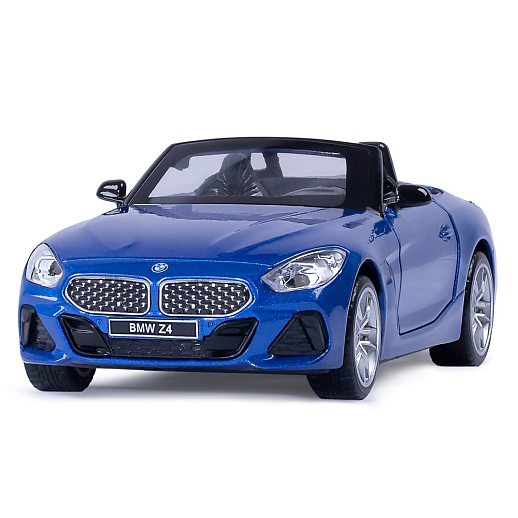 ТМ "Автопанорама" Машинка металлическая 1:30 BMW Z4 M40i, синий, свет, звук,откр. двери, инерция, в/к 18*13,5*9 см в Джамбо Тойз #3