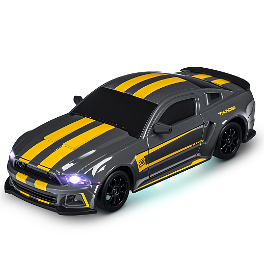 Р/у машинка для дрифта М1:24,2.4GHz,4WD,сменные шины 4шт., конусы 4шт.,свет,с аккум.,цвет серый,в/к 22,4х14,5х10,8см в Джамбо Тойз #6