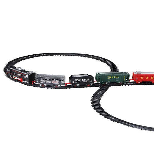 Железная дорога на бат. 19 дет. свет, в/к 46,5*4,0*29,3 см в Джамбо Тойз #6