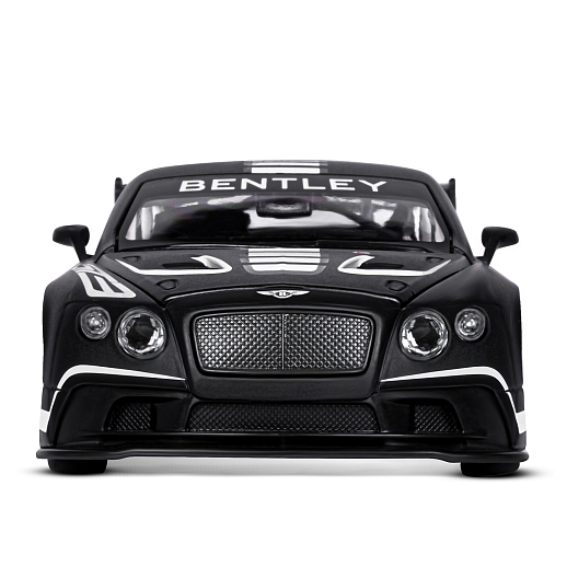 ТМ "Автопанорама" Машинка металл 1:24 Bentley Continental GT3 Concept, черный + белый, свободный ход колес, откр. двери, капот, свет, звук, в/к 24,5*12,5*10,5 см  в Джамбо Тойз #11