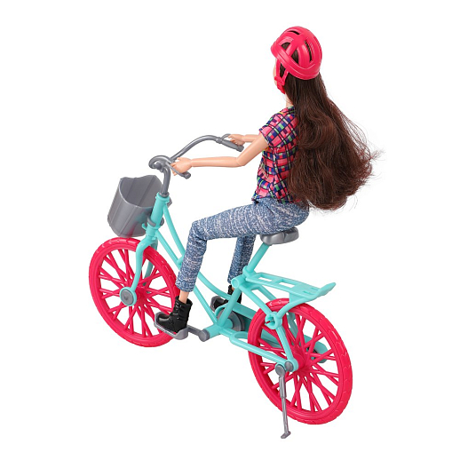 Кукла, в компл.велосипед, аксесс., в ассорт., в/к 31х10х33 см в Джамбо Тойз #19