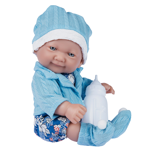 Пупс 25 см. в комбинезоне с кофточкой, в комплект. с бутылочкой,в/к 16*8,7*31 см в Джамбо Тойз #5
