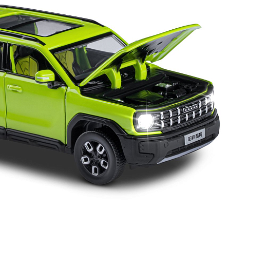 ТМ "Автопанорама" Машинка металлическая 1:32 Haval Kugou, зелен., свет, звук, откр. двери, капот и дверка багажника, инерция, в/к 19*9*7 см в Джамбо Тойз #2