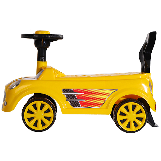 ТМ "Компания Друзей" Каталка Толокар Машина желтая с клаксоном на руле, в/к 54х48х23 см в Джамбо Тойз #2