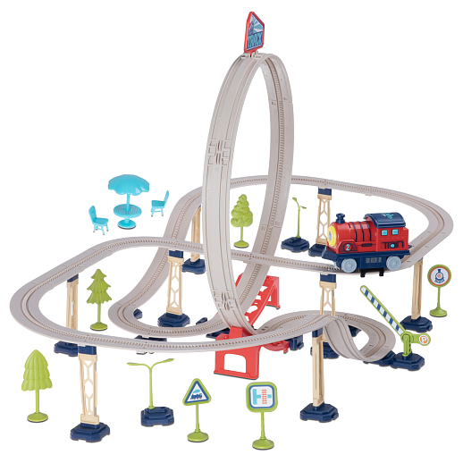 Железная дорога на бат. 71 дет. звук, в/к 44,0*6,0*24,3 см в Джамбо Тойз #2