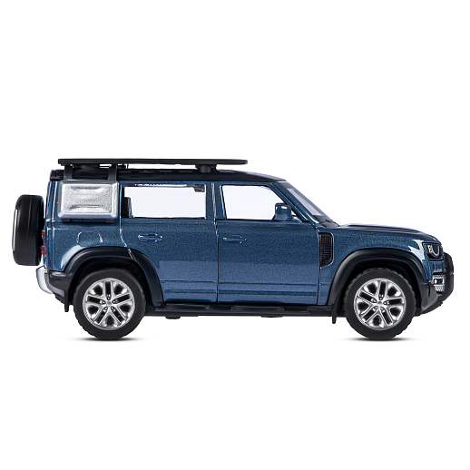 ТМ "Автопанорама" Машинка металл. 1:43 2020 Land Rover Defender 110, синий, инерция, откр. двери, в/к 17,5*12,5*6,5 см  в Джамбо Тойз #9