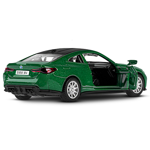 ТМ "Автопанорама" Машинка металлическая 1:42 BMW M4 (G82), зеленый, инерция, откр. двери, в/к 16*7,5*5 см в Джамбо Тойз #10
