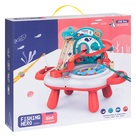 Игра "Рыбалка", свет, звук, в/к 33,5*10,5*38 см в Джамбо Тойз #2