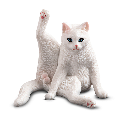 ТМ "DARWIN, Коллекционная фигурка "Кот с поднятой лапой Белый", в/п 6,8*9,2*7 см в Джамбо Тойз