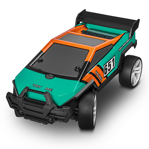 Р/у скоростная машина для дрифта,1:18,подсветка корпуса и днища, запасн. колеса, конусы 4шт.,цвет зеленый,с аккум, в/к 34*20,5*17,5см в Джамбо Тойз #4