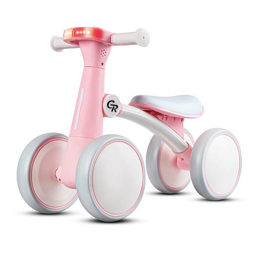 Беговел CITYRIDE, модель CR-BB-05, колёса EVA, рама пластик, музыка Шаинского, свет, розовый, в/к в Джамбо Тойз #7