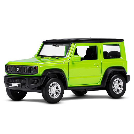 ТМ "Автопанорама" Машинка металлическая 1:32 Suzuki Jimny, зеленый, инерция, откр. двери, в/к 17,5*12,5*6,5 см в Джамбо Тойз #2