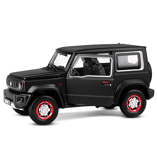 ТМ "Автопанорама" Машинка металлическая, 1:18, Suzuki Jimny, черный, открываются двери, капот и багажник, свободный ход колес, световые и звуковые эффекты, в/к 24,5х12,5х10,5 см в Джамбо Тойз #21