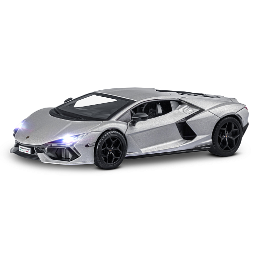 ТМ "Автопанорама" Машинка металл. 1:32 Lamborghini Revuelto, серый, инерция, откр. двери, в/к 17,5*12,5*6,5 см в Джамбо Тойз #3
