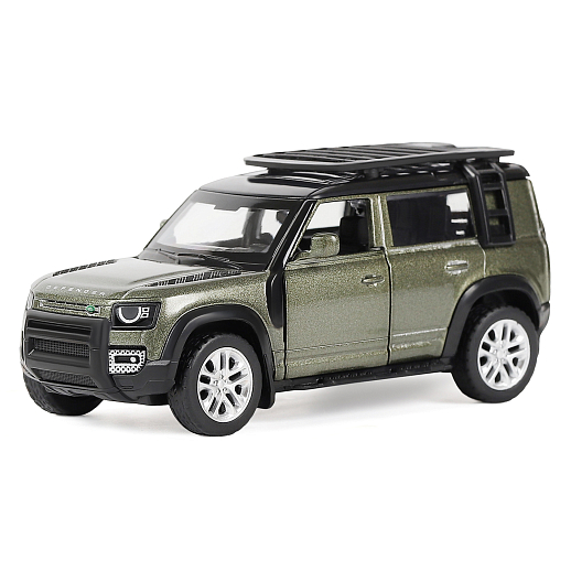 ТМ "Автопанорама" Машинка металл. 1:43 2020 Land Rover Defender 110, оливковый, инерция, откр. двери, в/к 17,5*12,5*6,5 см в Джамбо Тойз #6
