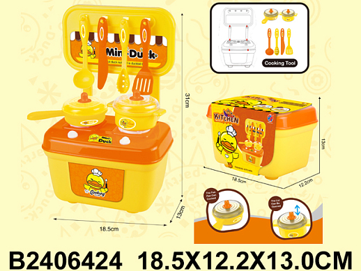 Игровой набор "Кухня -уточка", в/к 18,5*12,2*13 см в Джамбо Тойз #2