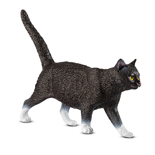 ТМ "DARWIN, Коллекционная фигурка "Кот с поднятым хвостом" Черный в/п, 12,5*3,2*8,5 см в Джамбо Тойз