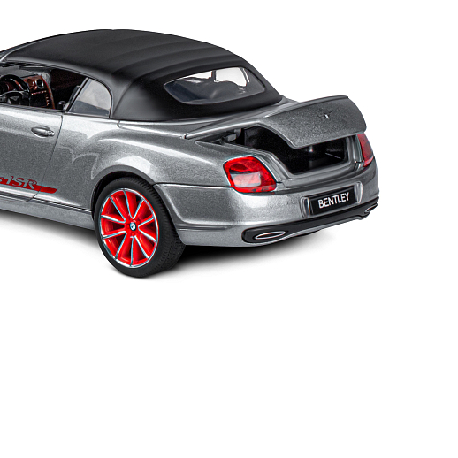 ТМ "Автопанорама" Машинка металлическая 1:24 Bentley Continental Supersports ISR, серый металлик, откр. двери, капот и багажник, свет, звук, свободный ход колес, в/к 24,5*12,5*10,5 см в Джамбо Тойз #18
