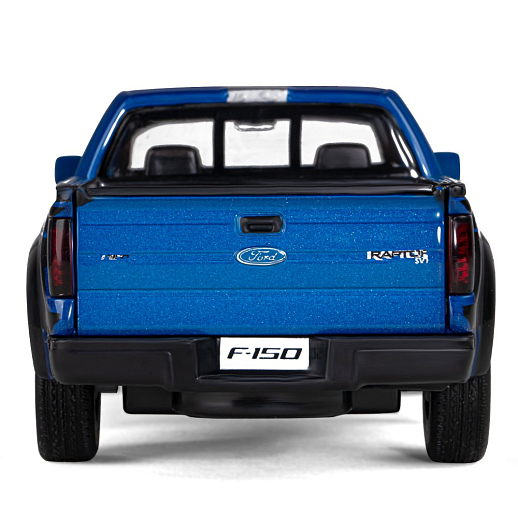 ТМ "Автопанорама" Машинка металлическая 1:34 Ford F-150 SVT Raptor,синий, свет, звук, откр. двери, капот и задняя дверка, инерция, в/к 20*10*11 см в Джамбо Тойз #10