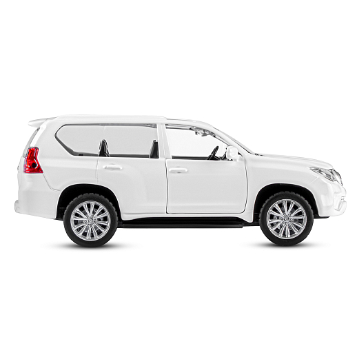 ТМ "Автопанорама" Машинка металлическая 1:42 Land Cruiser Prado, белый,  откр. двери, инерция, в/к 17,5*12,5*6,5 см в Джамбо Тойз #7