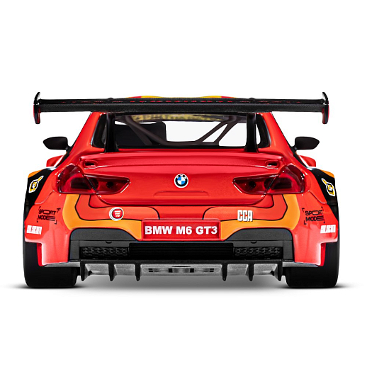 ТМ "Автопанорама" Машинка металлическая, 1:24 BMW M6 GT3, красный, откр. двери и капот, свет, звук, свободный ход колес, в/к 24,5х12,5х10,5 см в Джамбо Тойз #13