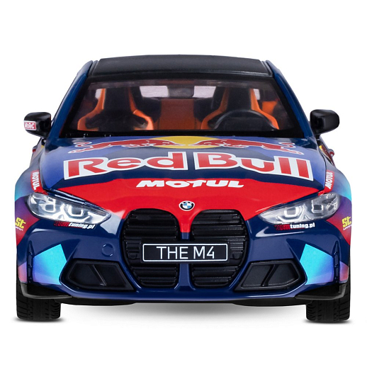 Игрушка для детей: Машинка металлическая, 1:24 BMW, цвет голубой, свет, звук, свободный ход колес, артикул JB1251740 в Джамбо Тойз #9