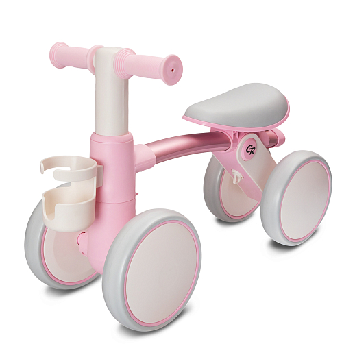Беговел CITYRIDE, модель CR-BB-06, колеса EVA, алюминиевая рама, задняя ось сдвижная, цвет розовый в Джамбо Тойз #3