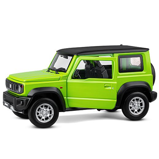 ТМ "Автопанорама" Машинка металлическая, 1:18, Suzuki Jimny, зеленый, открываются двери, капот и багажник, свободный ход колес, световые и звуковые эффекты, в/к 24,5х12,5х10,5 см в Джамбо Тойз #21