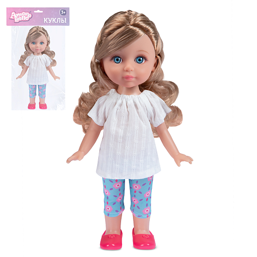 ТМ "Amore Bello" Кукла 30 см, русский язык: белая туника, в/п в Джамбо Тойз