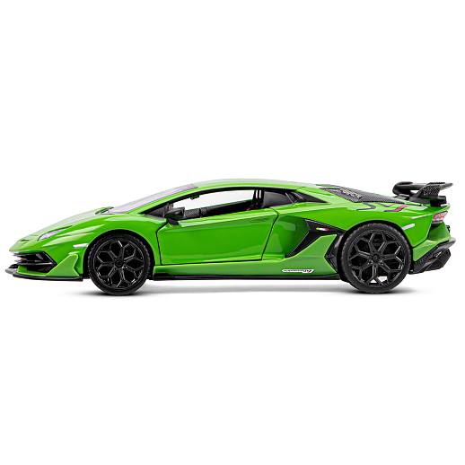 ТМ "Автопанорама" Машинка металлическая 1:32 Lamborghini SVJ, зеленый, откр. двери и багажник, свет, звук, инерция,  в/к 17,5*12,5*6,5 см в Джамбо Тойз #7