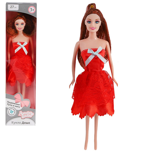 ТМ "Amore Bello" кукла "Даша", в/к 8х4,5х32 см в Джамбо Тойз