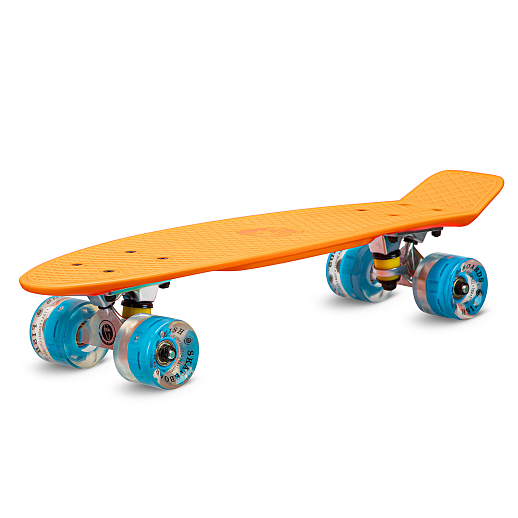Скейтборд Fish, дека PP р-р 22"х6", колеса 60х45мм 78А, PU, LED, ABEC-7, подвеска алм.3,25" в/п в Джамбо Тойз #2