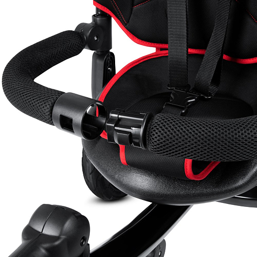 Детский трехколесный велосипед "CITYRIDE LUNAR 2.0". Пятиугольная рама, сиденье 360, складная крыша D600, подножки, надув.колеса 12/10, багажник, сумочка, фара в Джамбо Тойз #15