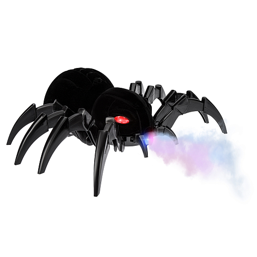 Р/у гигантский паук с паром, 29см,свет,звук.эффекты,с аккум., цвет черный, в/к 30,4*26,4*11,4см в Джамбо Тойз #5