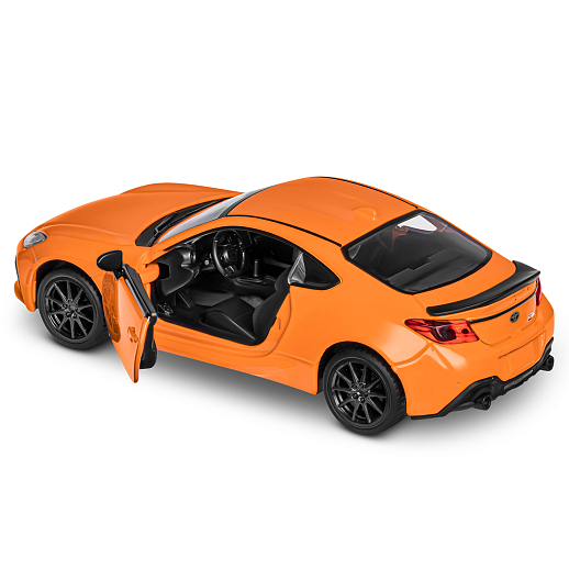 Игрушка для детей: Машинка металлическая 1:28 Toyota, цвет оранжевый, свет, звук, инерция, артикул JB1251782 в Джамбо Тойз #11