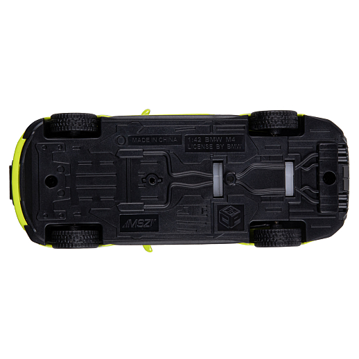 ТМ "Автопанорама" Машинка металлическая 1:42 BMW M4 (G82), желтый, инерция, откр. двери, в/к 17,5*12,5*6,5 см в Джамбо Тойз #7