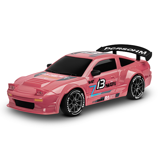 Р/у машинка для дрифта М1:24,2.4GHz,4WD,сменные шины 4шт., конусы 8шт.,свет,с аккум.,цвет красный,в/к 22,5*22,5*7,5см в Джамбо Тойз #2