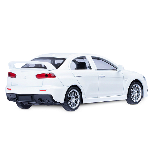 ТМ "Автопанорама" Машинка металлическая, 1:41, Mitsubishi Lancer Evolution, белый, откр. двери, в/к 17,5*12,5*6,5 см в Джамбо Тойз #8