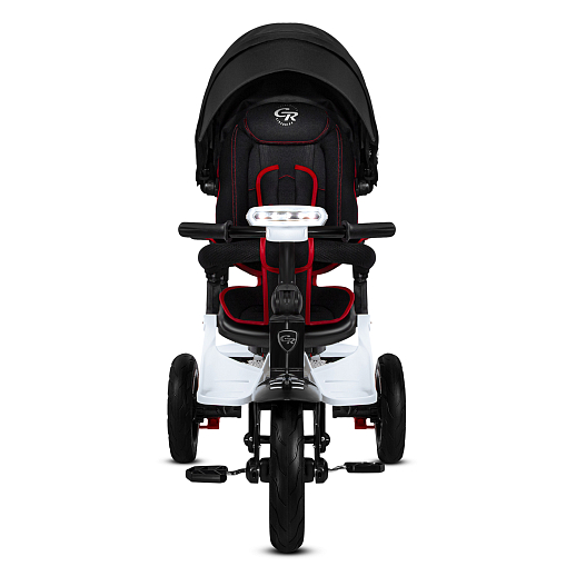 Детский трехколесный велосипед "CITYRIDE LUNAR 2.0". Пятиугольная рама, сиденье 360, складная крыша D600, подножки, надув.колеса 12/10, багажник, сумочка, фара в Джамбо Тойз #24