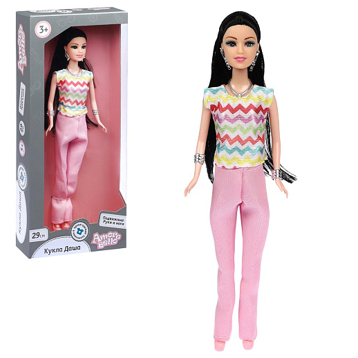 ТМ "Amore Bello" кукла "Даша", в/к 14х5,5х33 см в Джамбо Тойз