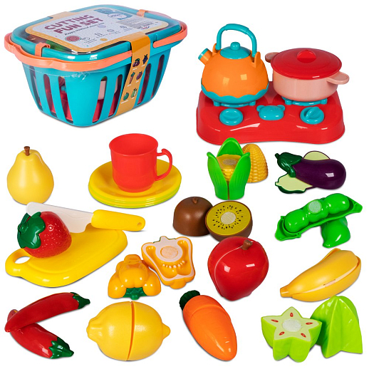 Игровой набор "Корзинка с продуктами", 29*19,5*13,5 см в Джамбо Тойз