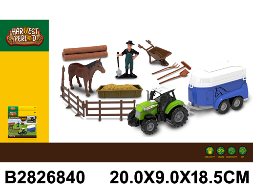 Игровой набор "Конюшня" на бат.,в/к 20х9х18,5 см в Джамбо Тойз #2
