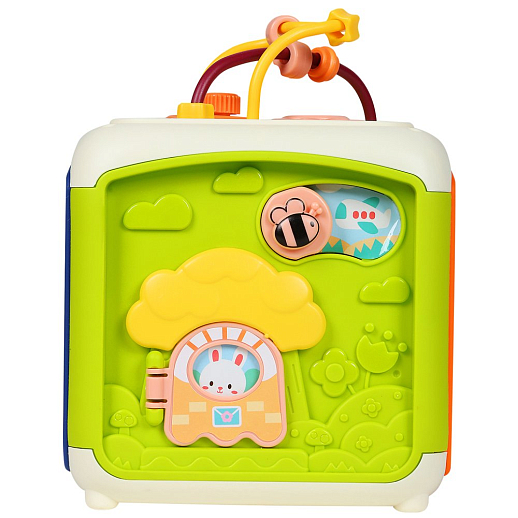 ТМ "Smart Baby" Развивающая игрушка "Умный куб" цвет оранжевый, 45 звуков и мелодий, в/к 19,5x19,5x23,5 см в Джамбо Тойз #9