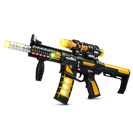 ТМ "Маленький воин" автомат игрушечный на батарейках, 41*24*5,5 см, в/к в Джамбо Тойз