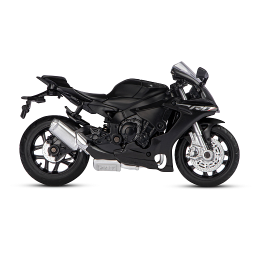 ТМ "Автопанорама" Мотоцикл металл. 1:18 YAMAHA YZF-R1, черный, свободный ход колес, в/к 9,2 х 4,5 х 14 см в Джамбо Тойз #7