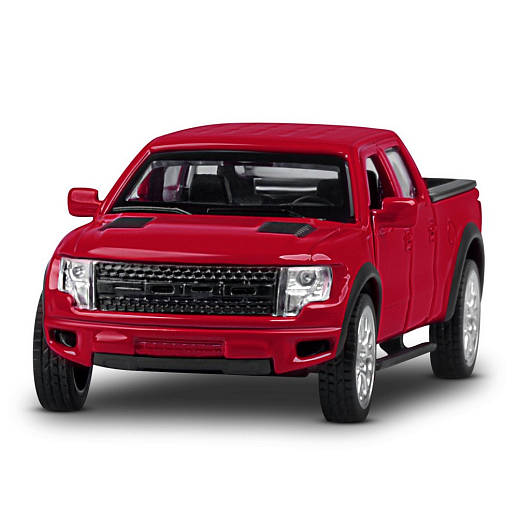ТМ "Автопанорама" Машинка металлическая 1:52 Ford F-150 SVT Raptor-2, красный, откр. двери, инерция, в/к 16*7,5*5 см в Джамбо Тойз #12